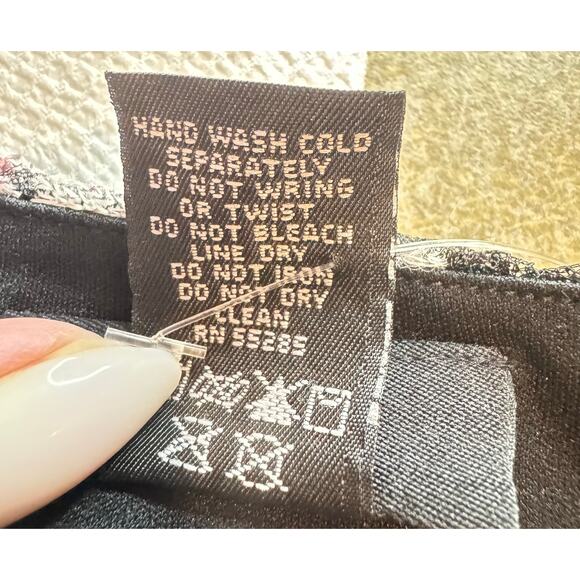 Express Y2K Rose Print Satin empire waist Cami Top Boho Chic XLarge - Picture 4 of 9